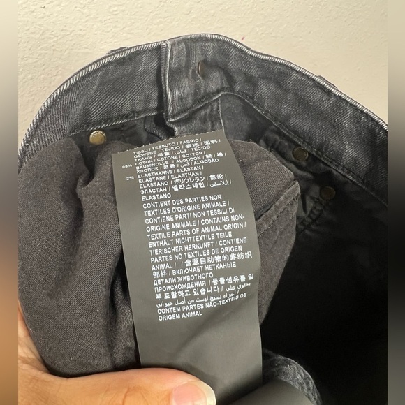 Saint Laurent Black Skinny Jeans d05 w/sk-mw Size 29 - Picture 11 of 12